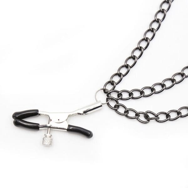 OHMAMA FETISH - NIPPLE Clamps WITH BLACK CHAINS 5
